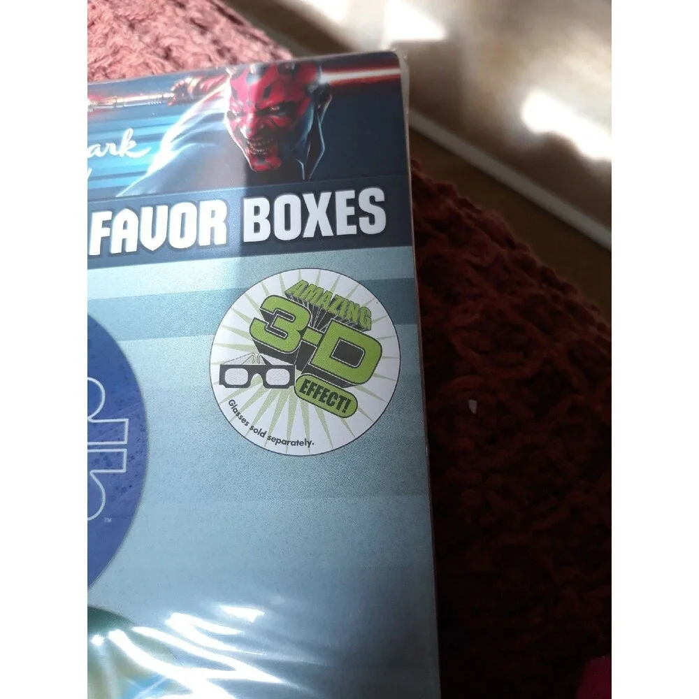 star wars Party Favors (Stickers) Boxes